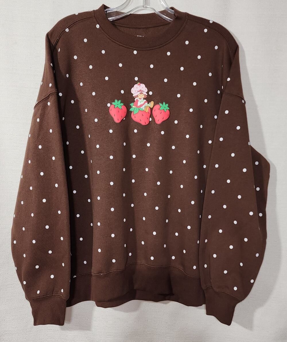 Strawberry shortcake Brown sweatshirt women's size small